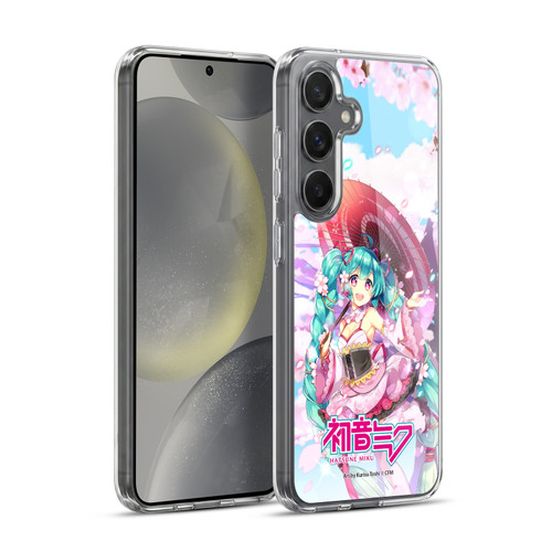 Hatsune Miku Graphics Sakura Soft Gel Case for Samsung Galaxy S24+ 5G & MagSafe