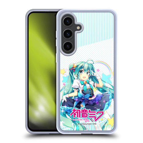 Hatsune Miku Graphics Stars And Rainbow Soft Gel Case for Samsung Galaxy S24+ 5G
