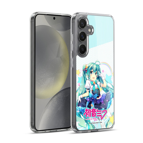 Hatsune Miku Graphics Stars And Rainbow Soft Gel Case for Samsung Galaxy S24+ 5G & MagSafe