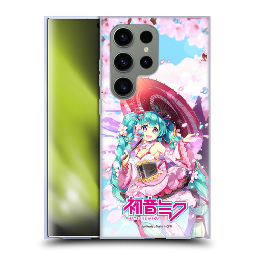 Hatsune Miku Graphics Sakura Soft Gel Case for Samsung Galaxy S24 Ultra 5G