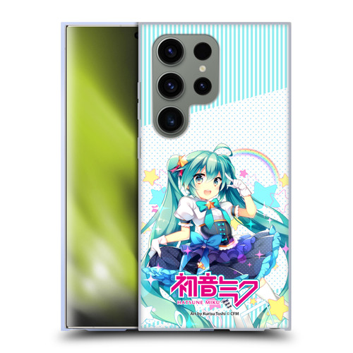 Hatsune Miku Graphics Stars And Rainbow Soft Gel Case for Samsung Galaxy S24 Ultra 5G