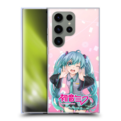 Hatsune Miku Graphics Wink Soft Gel Case for Samsung Galaxy S24 Ultra 5G