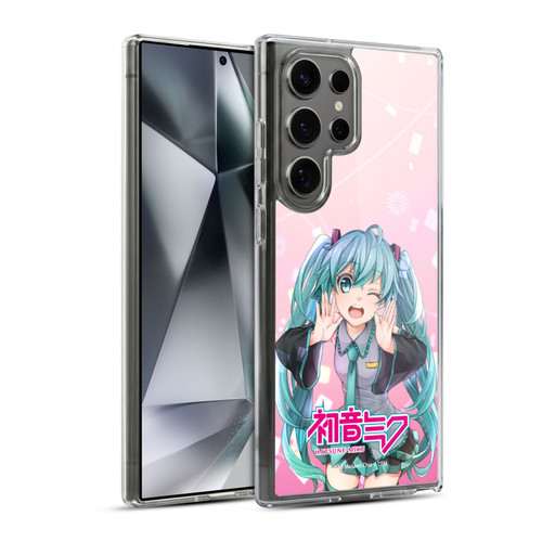 Hatsune Miku Graphics Wink Soft Gel Case for Samsung Galaxy S24 Ultra 5G & MagSafe