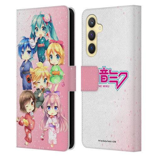 Hatsune Miku Virtual Singers Characters Leather Book Wallet Case Cover For Samsung Galaxy S23 FE 5G