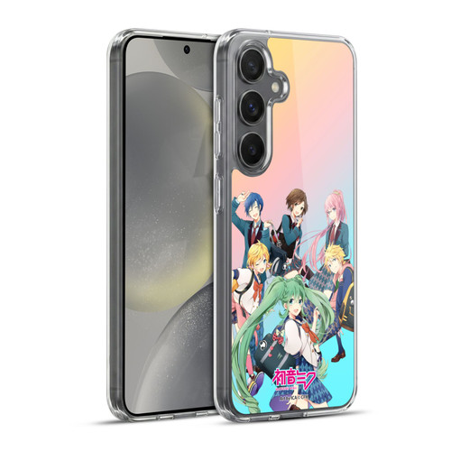 Hatsune Miku Virtual Singers High School Soft Gel Case for Samsung Galaxy S24+ 5G & MagSafe