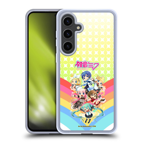 Hatsune Miku Virtual Singers Rainbow Soft Gel Case for Samsung Galaxy S24+ 5G