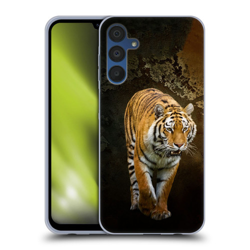 Simone Gatterwe Animals Siberian Tiger Soft Gel Case for Samsung Galaxy A15