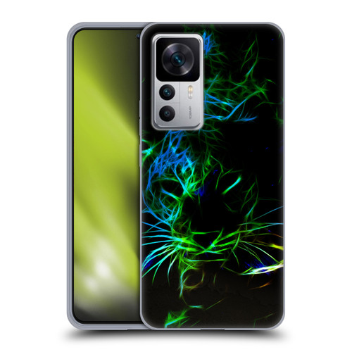 Simone Gatterwe Animals Neon Leopard Soft Gel Case for Xiaomi 12T 5G / 12T Pro 5G / Redmi K50 Ultra 5G
