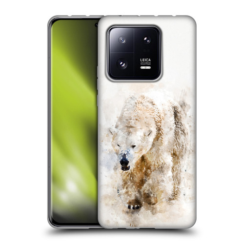 Simone Gatterwe Animals 2 Abstract Polar Bear Soft Gel Case for Xiaomi 13 Pro 5G