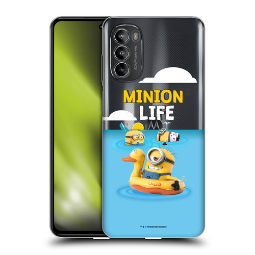 Despicable Me Funny Minions Beach Life Soft Gel Case for Motorola Moto G82 5G