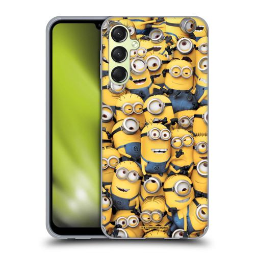 Despicable Me Funny Minions Pattern Soft Gel Case for Samsung Galaxy A24 4G / Galaxy M34 5G