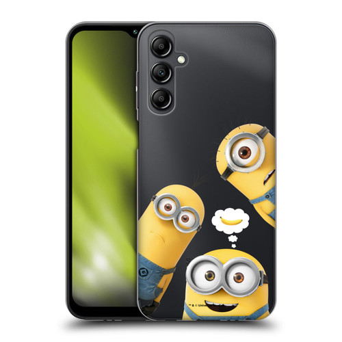 Despicable Me Funny Minions Banana Soft Gel Case for Samsung Galaxy M14 5G