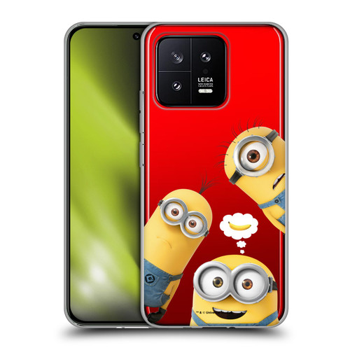 Despicable Me Funny Minions Banana Soft Gel Case for Xiaomi 13 5G