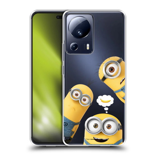 Despicable Me Funny Minions Banana Soft Gel Case for Xiaomi 13 Lite 5G