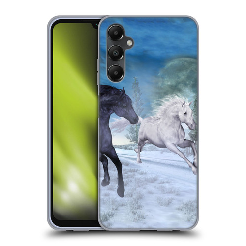 Simone Gatterwe Horses Freedom In The Snow Soft Gel Case for Samsung Galaxy A05s