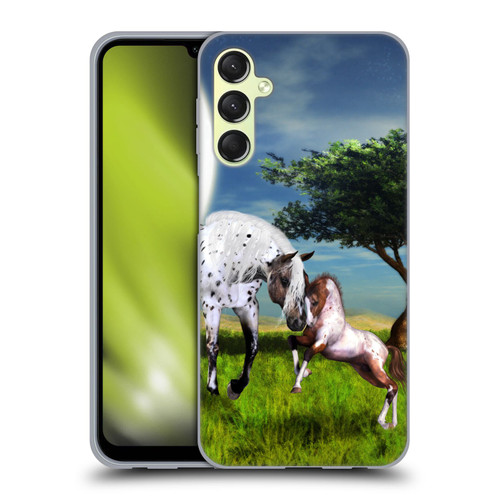 Simone Gatterwe Horses Love Forever Soft Gel Case for Samsung Galaxy A24 4G / Galaxy M34 5G