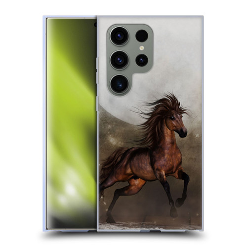 Simone Gatterwe Horses Brown Soft Gel Case for Samsung Galaxy S24 Ultra 5G