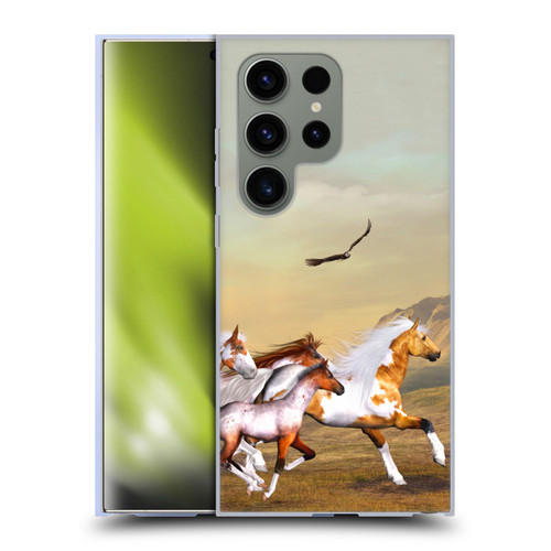 Simone Gatterwe Horses Wild Herd Soft Gel Case for Samsung Galaxy S24 Ultra 5G