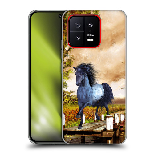 Simone Gatterwe Horses On The Lake Soft Gel Case for Xiaomi 13 5G
