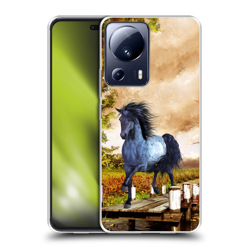 Simone Gatterwe Horses On The Lake Soft Gel Case for Xiaomi 13 Lite 5G