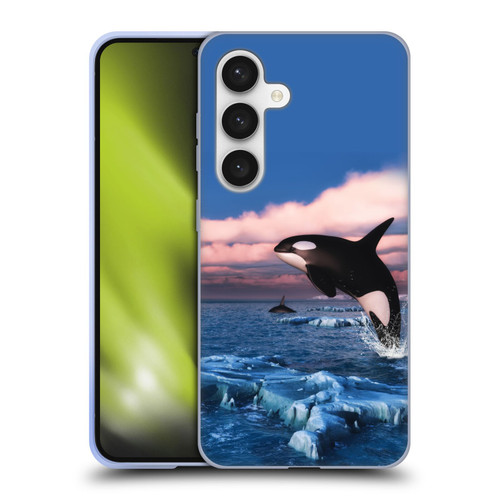 Simone Gatterwe Life In Sea Killer Whales Soft Gel Case for Samsung Galaxy S24 5G