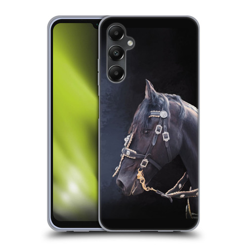 Simone Gatterwe Pegasus And Unicorns Friesian Horse Soft Gel Case for Samsung Galaxy A05s