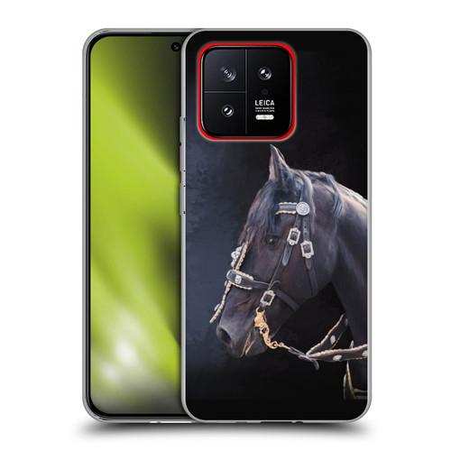 Simone Gatterwe Pegasus And Unicorns Friesian Horse Soft Gel Case for Xiaomi 13 5G