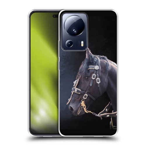 Simone Gatterwe Pegasus And Unicorns Friesian Horse Soft Gel Case for Xiaomi 13 Lite 5G