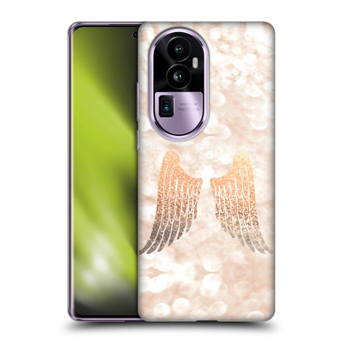 Monika Strigel Champagne Gold Wings Soft Gel Case for OPPO Reno10 Pro+
