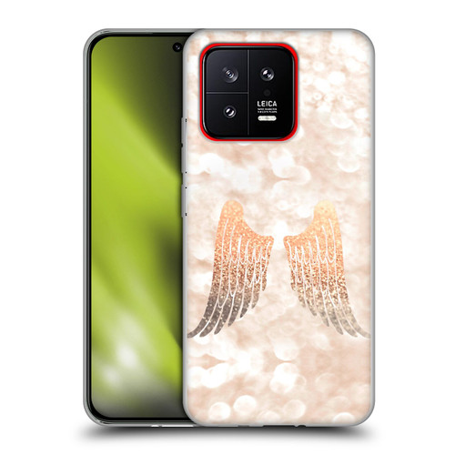 Monika Strigel Champagne Gold Wings Soft Gel Case for Xiaomi 13 5G