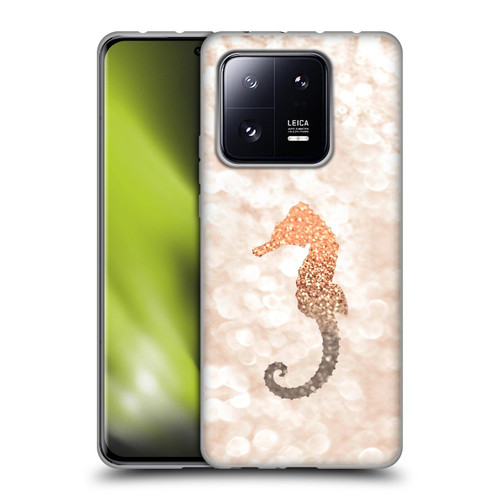 Monika Strigel Champagne Gold Seahorse Soft Gel Case for Xiaomi 13 Pro 5G