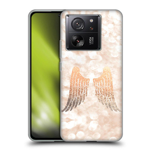 Monika Strigel Champagne Gold Wings Soft Gel Case for Xiaomi 13T 5G / 13T Pro 5G