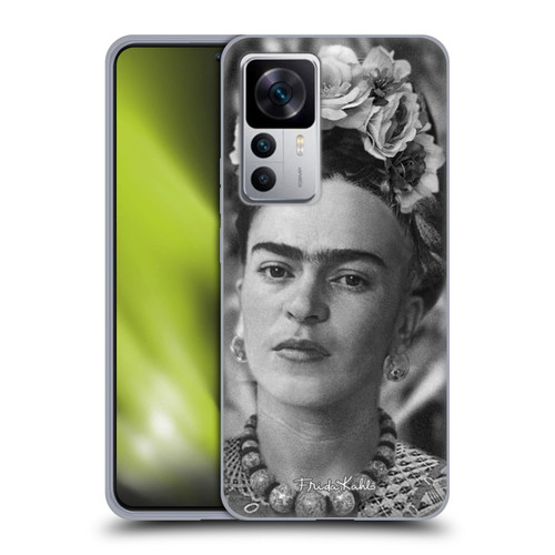 Frida Kahlo Portraits And Quotes Floral Headdress Soft Gel Case for Xiaomi 12T 5G / 12T Pro 5G / Redmi K50 Ultra 5G
