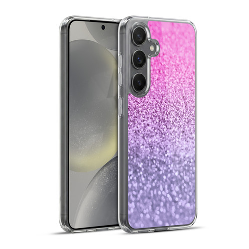 Monika Strigel Glitter Collection Lavender Pink Soft Gel Case for Samsung Galaxy S24+ 5G & MagSafe