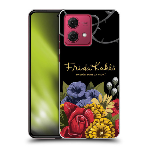 Frida Kahlo Red Florals Efflorescence Soft Gel Case for Motorola Moto G84 5G