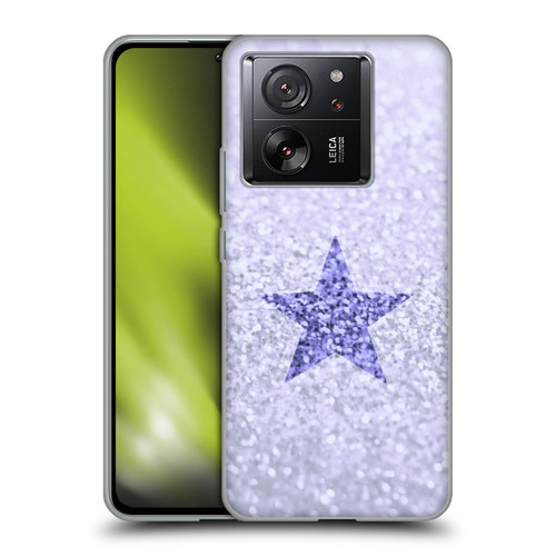 Monika Strigel Glitter Star Pastel Lilac Soft Gel Case for Xiaomi 13T 5G / 13T Pro 5G