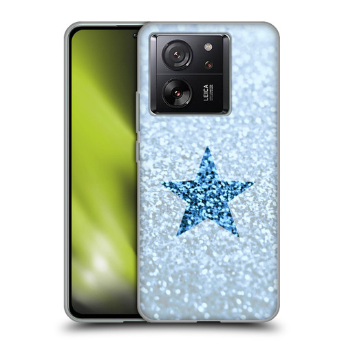 Monika Strigel Glitter Star Pastel Rainy Blue Soft Gel Case for Xiaomi 13T 5G / 13T Pro 5G