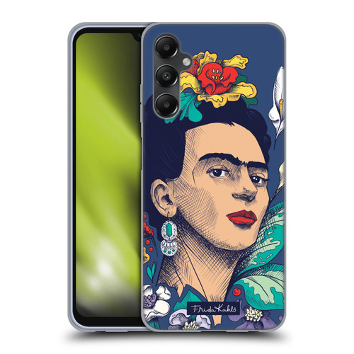 Frida Kahlo Sketch Flowers Soft Gel Case for Samsung Galaxy A05s