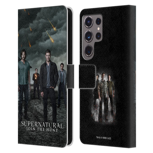 Supernatural Key Art Season 12 Group Leather Book Wallet Case Cover For Samsung Galaxy S24 Ultra 5G