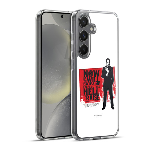 Supernatural Graphic Sam, Dean & Castiel Soft Gel Case for Samsung Galaxy S24+ 5G & MagSafe