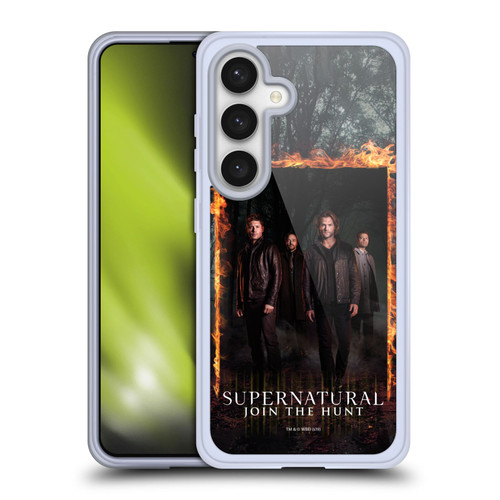 Supernatural Key Art Sam, Dean, Castiel & Crowley Soft Gel Case for Samsung Galaxy S24 5G
