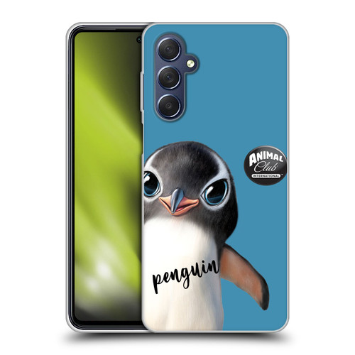Animal Club International Faces Penguin Soft Gel Case for Samsung Galaxy M54 5G