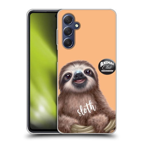 Animal Club International Faces Sloth Soft Gel Case for Samsung Galaxy M54 5G