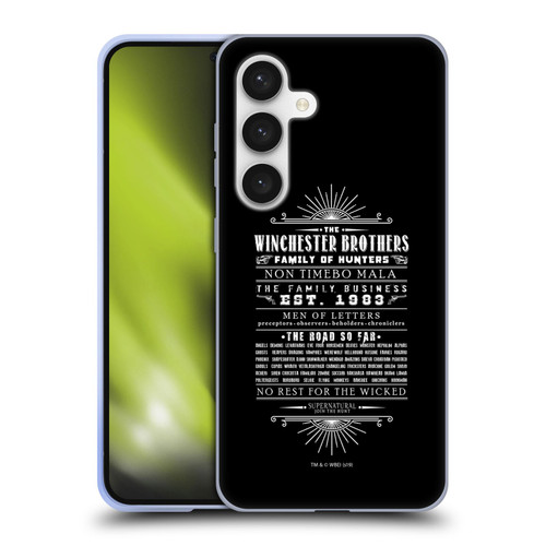 Supernatural Vectors Winchester Brothers Soft Gel Case for Samsung Galaxy S24 5G