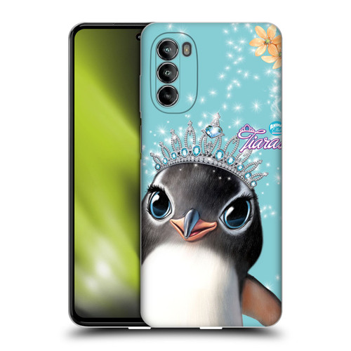 Animal Club International Royal Faces Penguin Soft Gel Case for Motorola Moto G82 5G