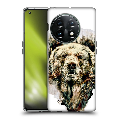 Riza Peker Animals Bear Soft Gel Case for OnePlus 11 5G