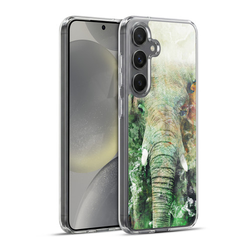 Riza Peker Animals Elephant Soft Gel Case for Samsung Galaxy S24+ 5G