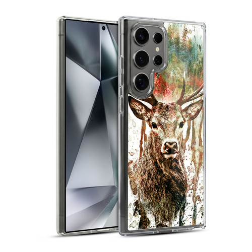 Riza Peker Animals Deer Soft Gel Case for Samsung Galaxy S24 Ultra 5G