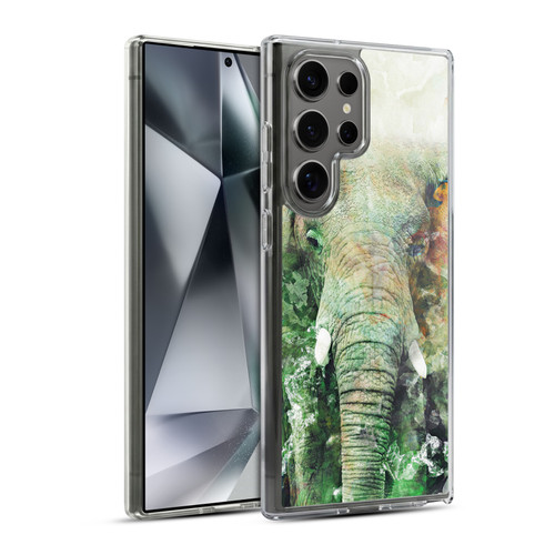 Riza Peker Animals Elephant Soft Gel Case for Samsung Galaxy S24 Ultra 5G