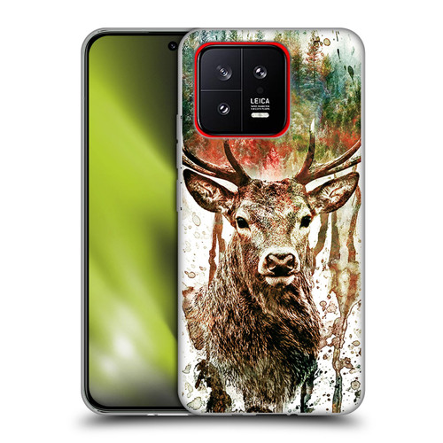 Riza Peker Animals Deer Soft Gel Case for Xiaomi 13 5G